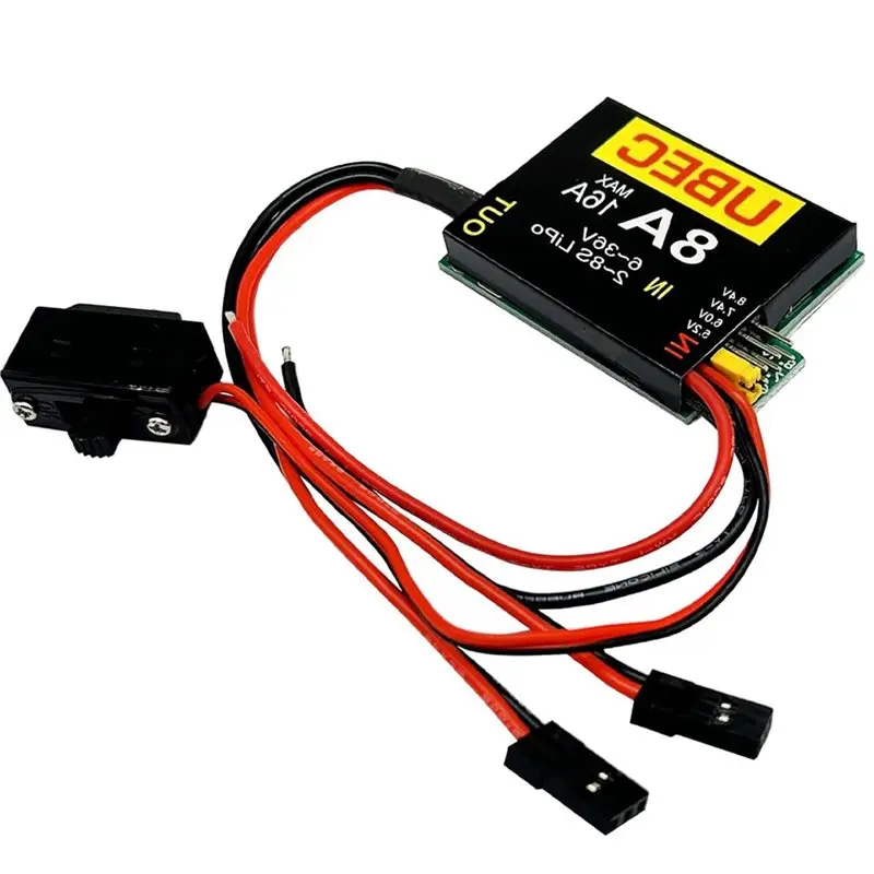 RC用 RCカー用 固定翼飛行機 ロボット 2-8S Lipo UBEC-8A BEC 5.2/6.0/7.4/8.4V サーボ独立電源