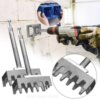 86Line Square Hole Cutter for Electrical Box Manganese Steel Rectangle Slot Cutter Electric Hammer Fast Wall Square Hole Puncher