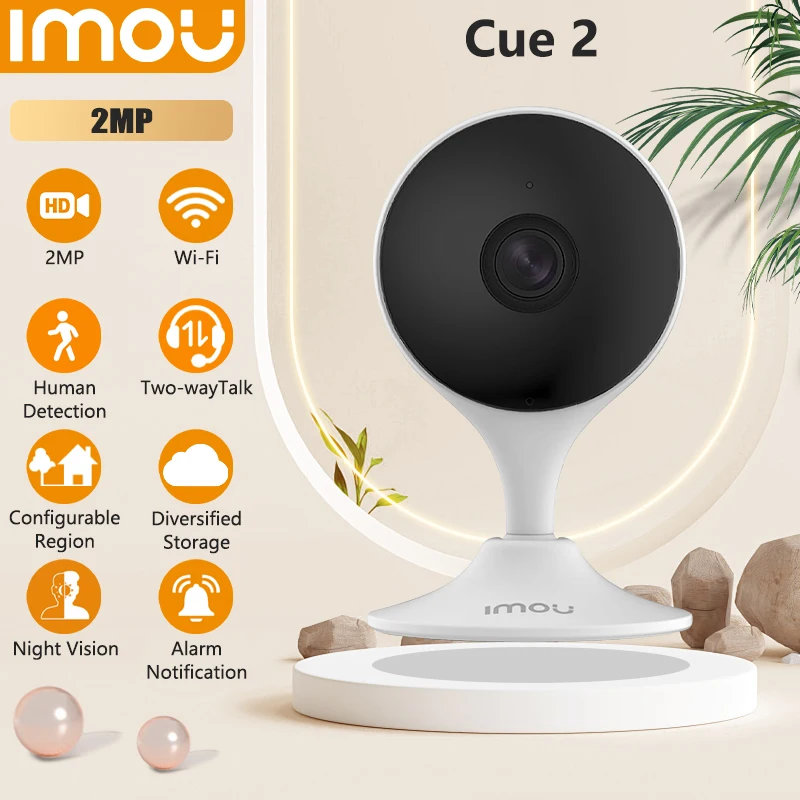 

IMOU Cue 2 Wi-Fi Смарт IP камеры 1080P | Обнаружение человека | Встроенная сирена | Необычная звуковая сигнализация | Ночное видение