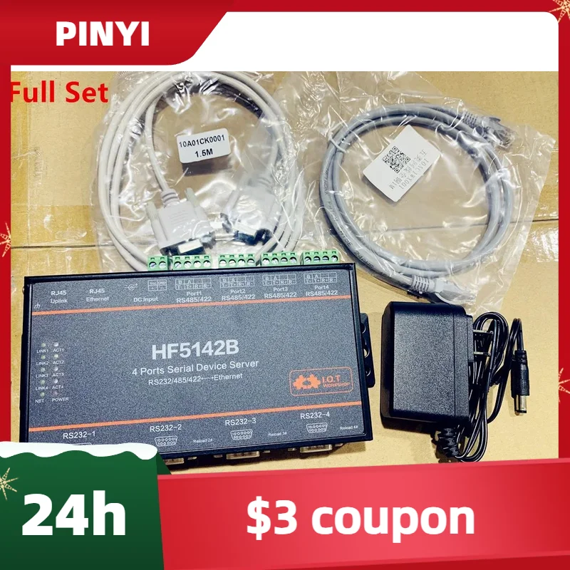 

Hf5142b Rs232, Rs485, 4 порта Rj45 Rs232/485/422 Serial Free Rs Hf5142b