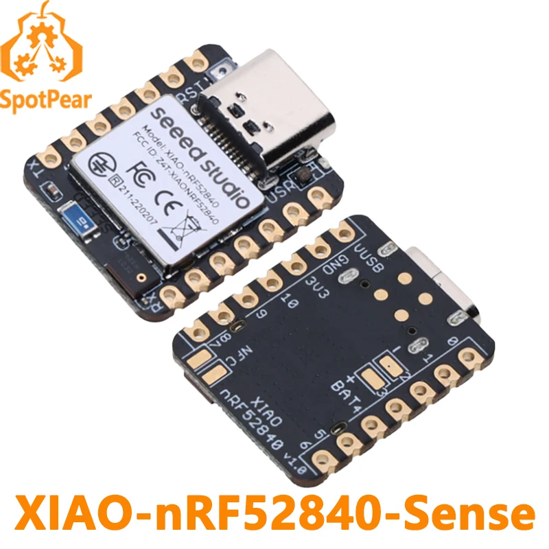 XIAO-nRF52840 BLE Sense Tiny SuperMini Onboard Microphone/Sensor For Arduino For SeeedStudio