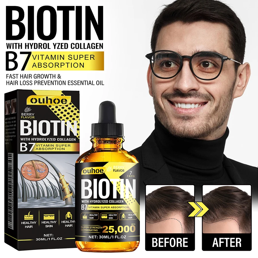 Biotin Hair Growth Oil with Co - Hair Care Collagen recension och pris