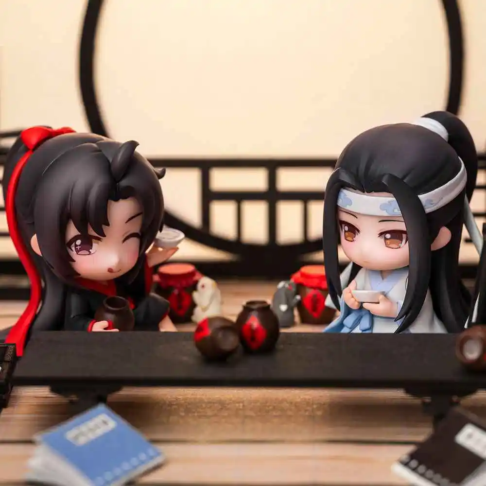 The Untamed Grandmaster Of Demonic Cultivation 6cm Anime Figures Wei Wuxian Lan Wangji Mo Dao Zu Shi Chinese Action Doll Model