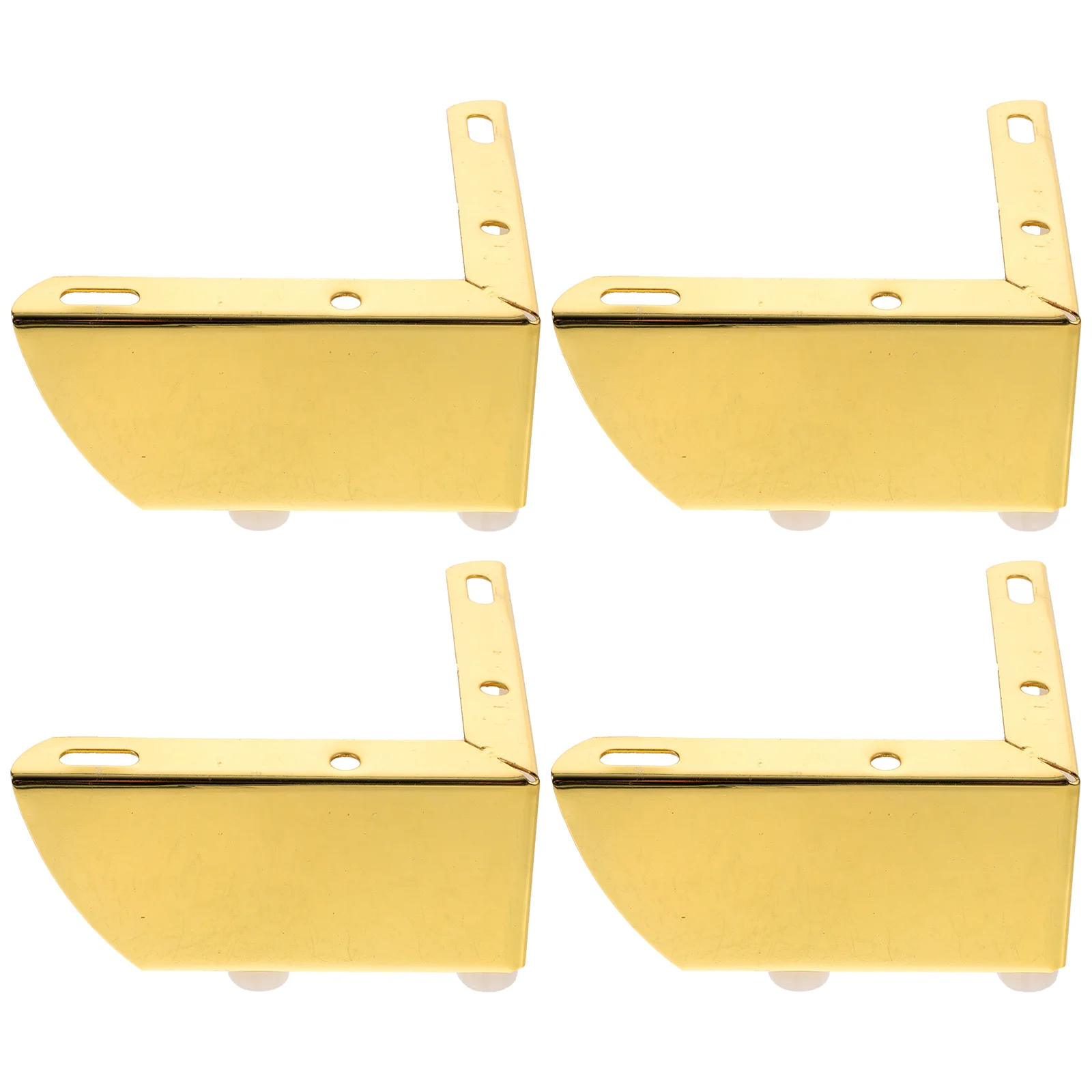 Pernas de móveis de ferro, 4 unidades, resistentes, pés de suporte para armários, armários, sofás, pernas de móveis
