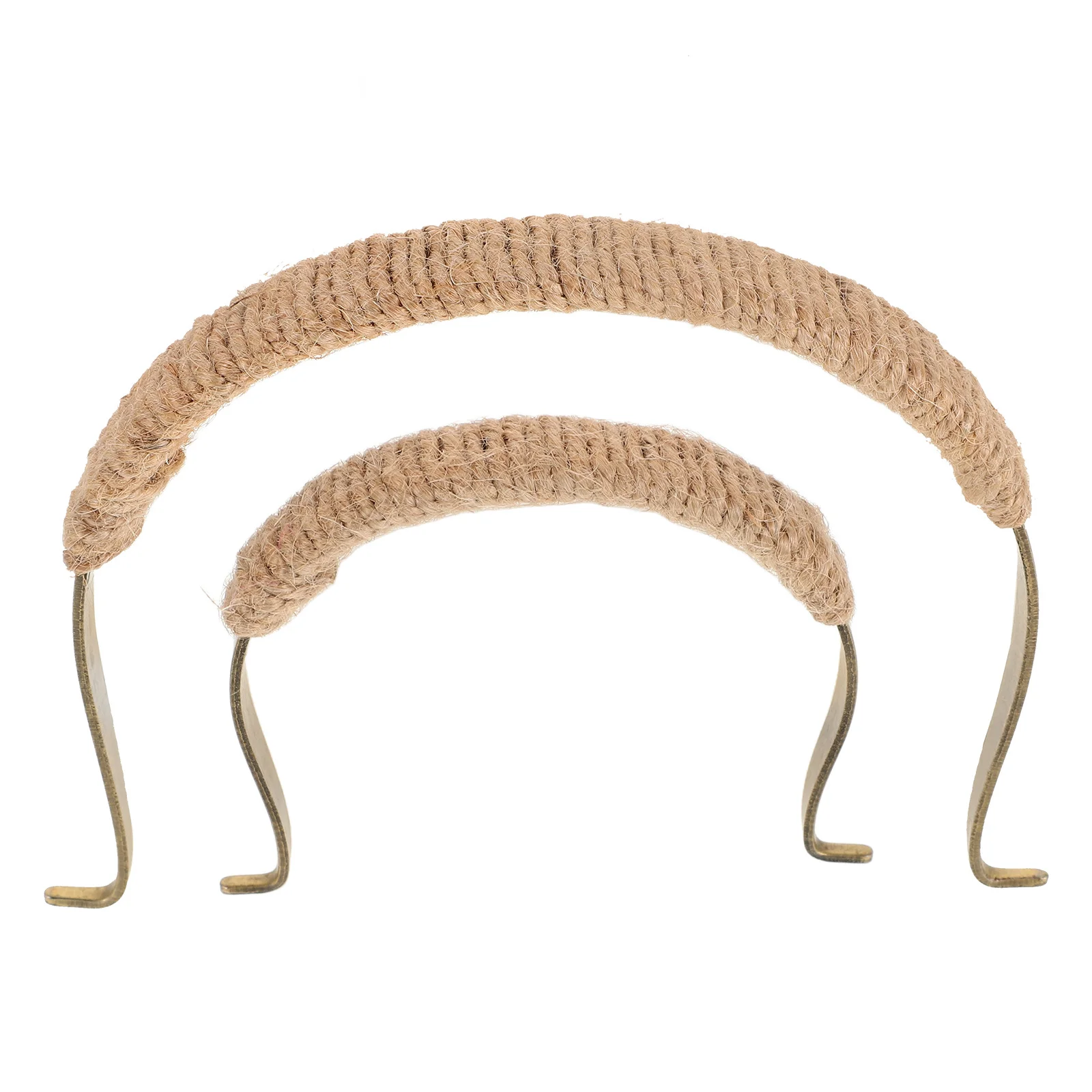 

2Pcs Traditional Teapot Handle Replacement Grip Jute Rope Wrap for Ceramic Kettle Accessory Chinese Kettle Handle