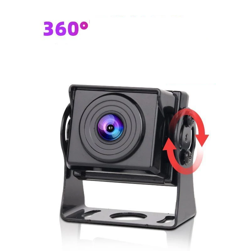 Hd reversing AHD1080P starlight fisheye full-color night vision 170 rotating camera 2/4 truck camera common style.