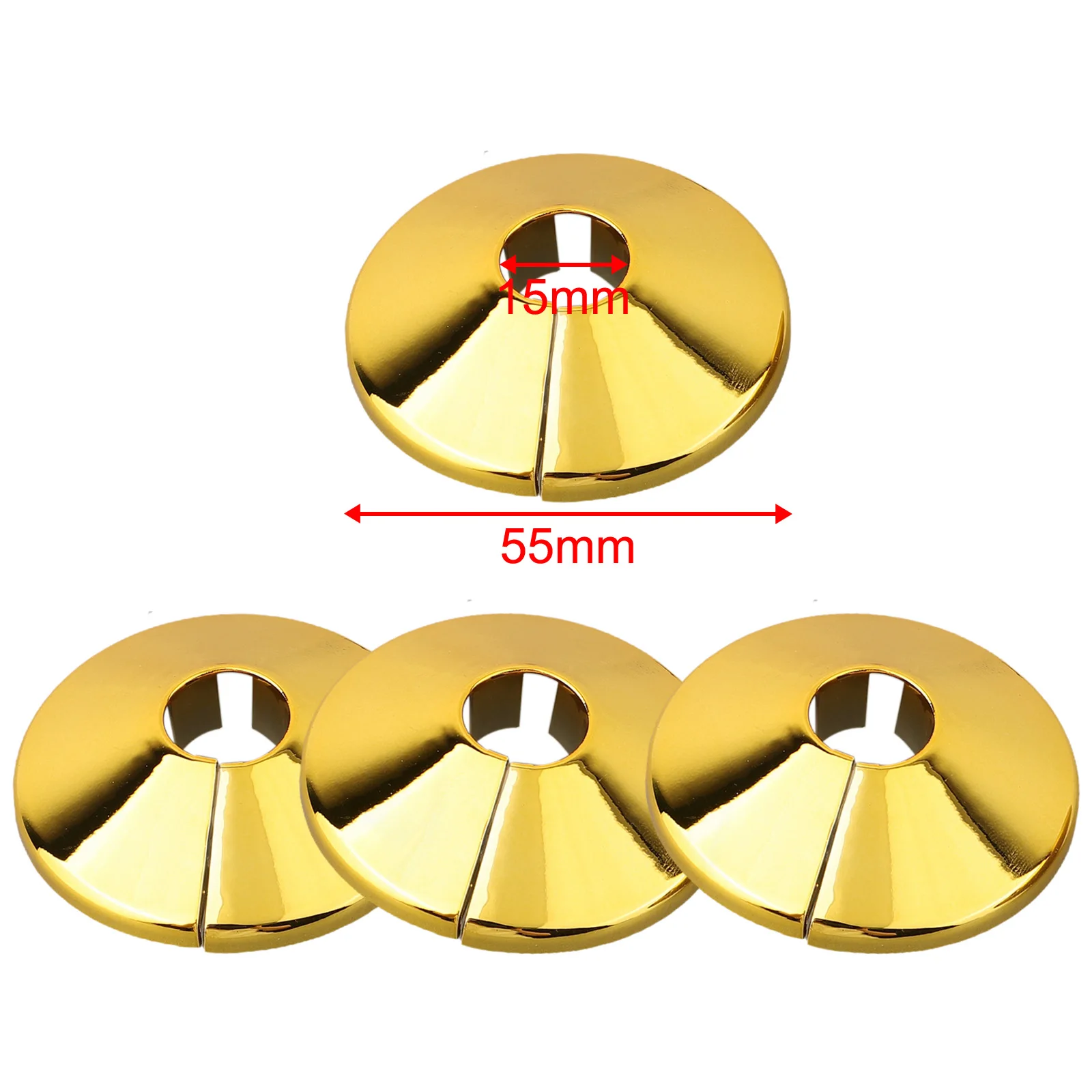 Cleverly Conceal Unsightly Pipes with These Stylish Yet Functional Sets of Four Easy to Use Radiator Collar Solutions (15mm)