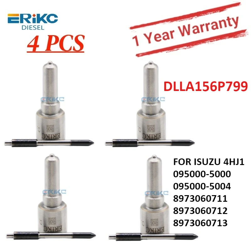 

DLLA156P799 Дизельная форсунка Common Rail для ISUZU 4HJ1 095000-500 095000-5004 8973060711 8973060712 8973060713
