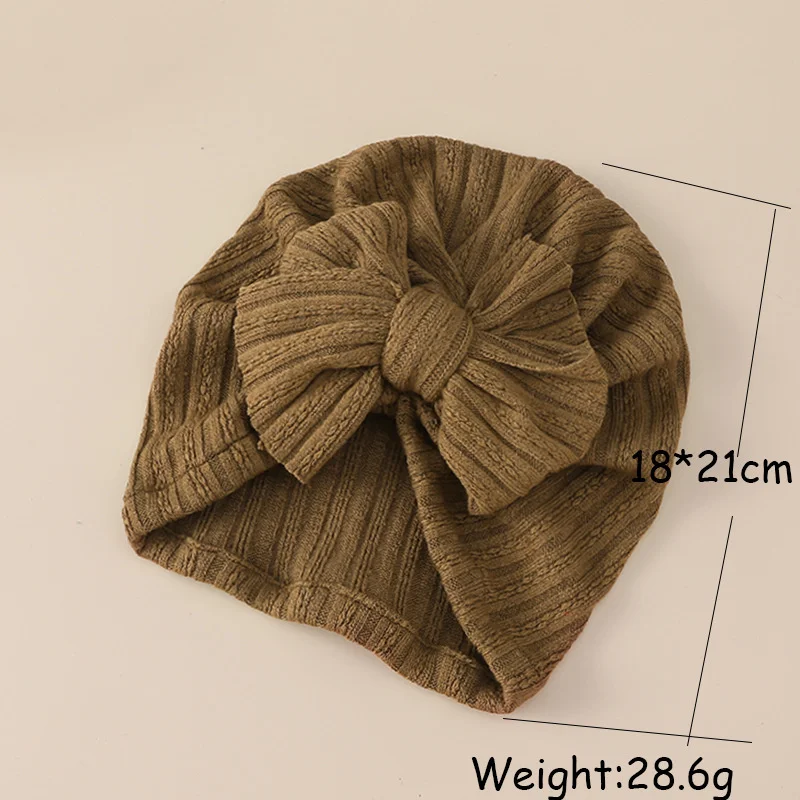 New Baby Fetal Caps Baby Bow Knotted Hats Children\'s Autumn Winter Hats Baby Headwear Kids Hats & Caps Kids Headwea