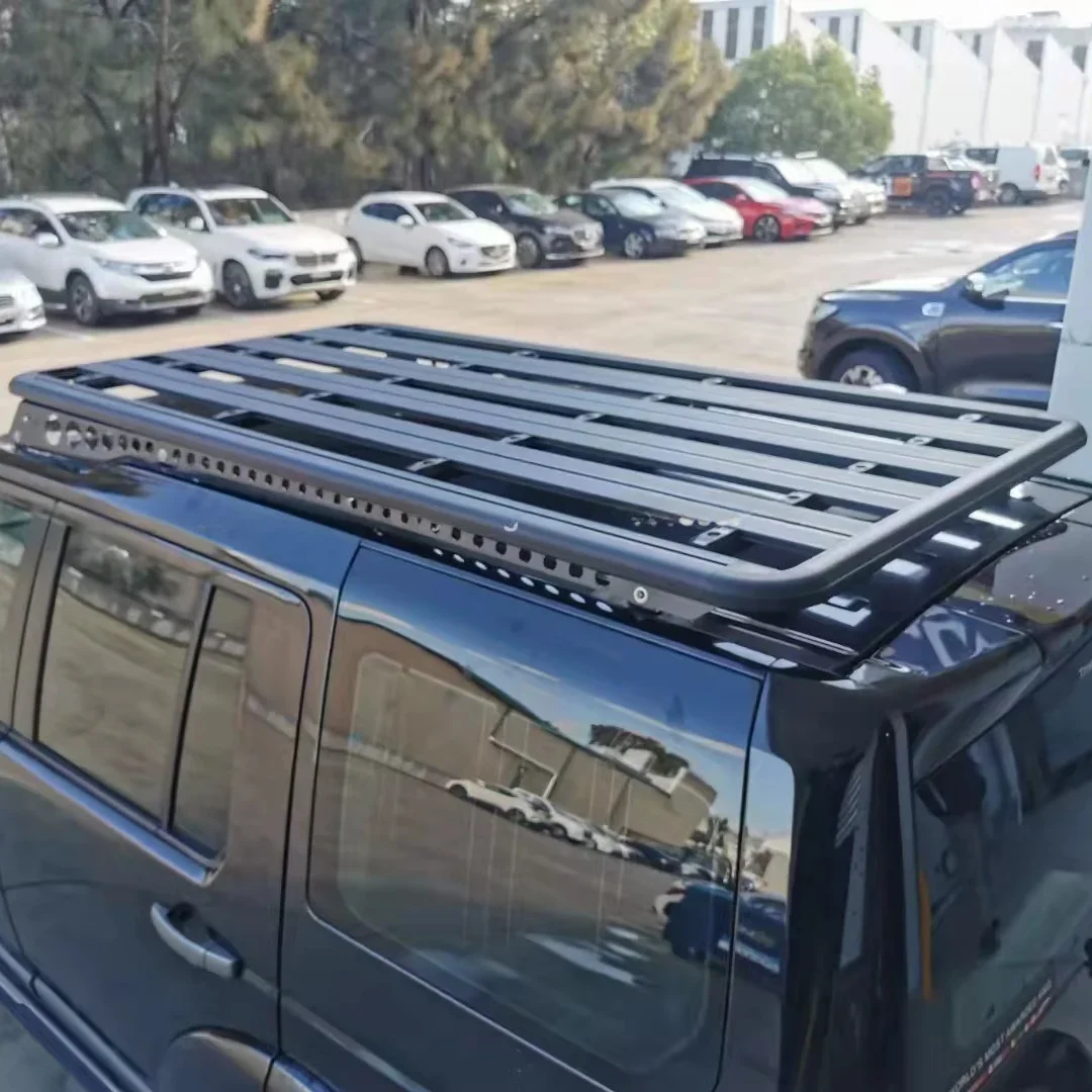 High Quality Aluminum Alloy Flat Platform Roof Rack  Basket With Special Bracket For Prado/Landcruiser/Patrol