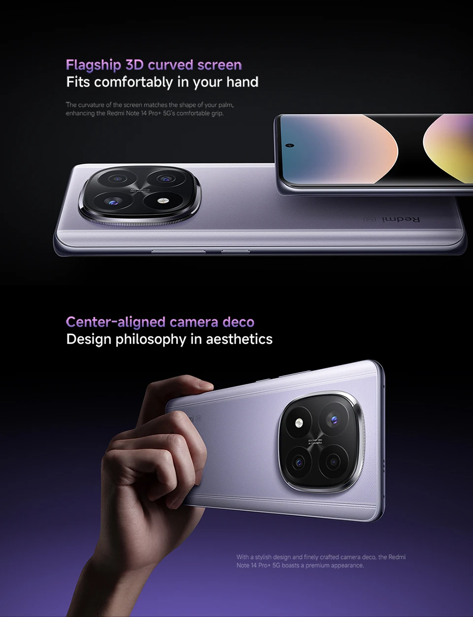 New Xiaomi Redmi Note 14 Pro Plus 5G Smartphone Global Version 200MP Camera Snapdragon 7s Gen 3 6.67" AMOLED Display US Charger