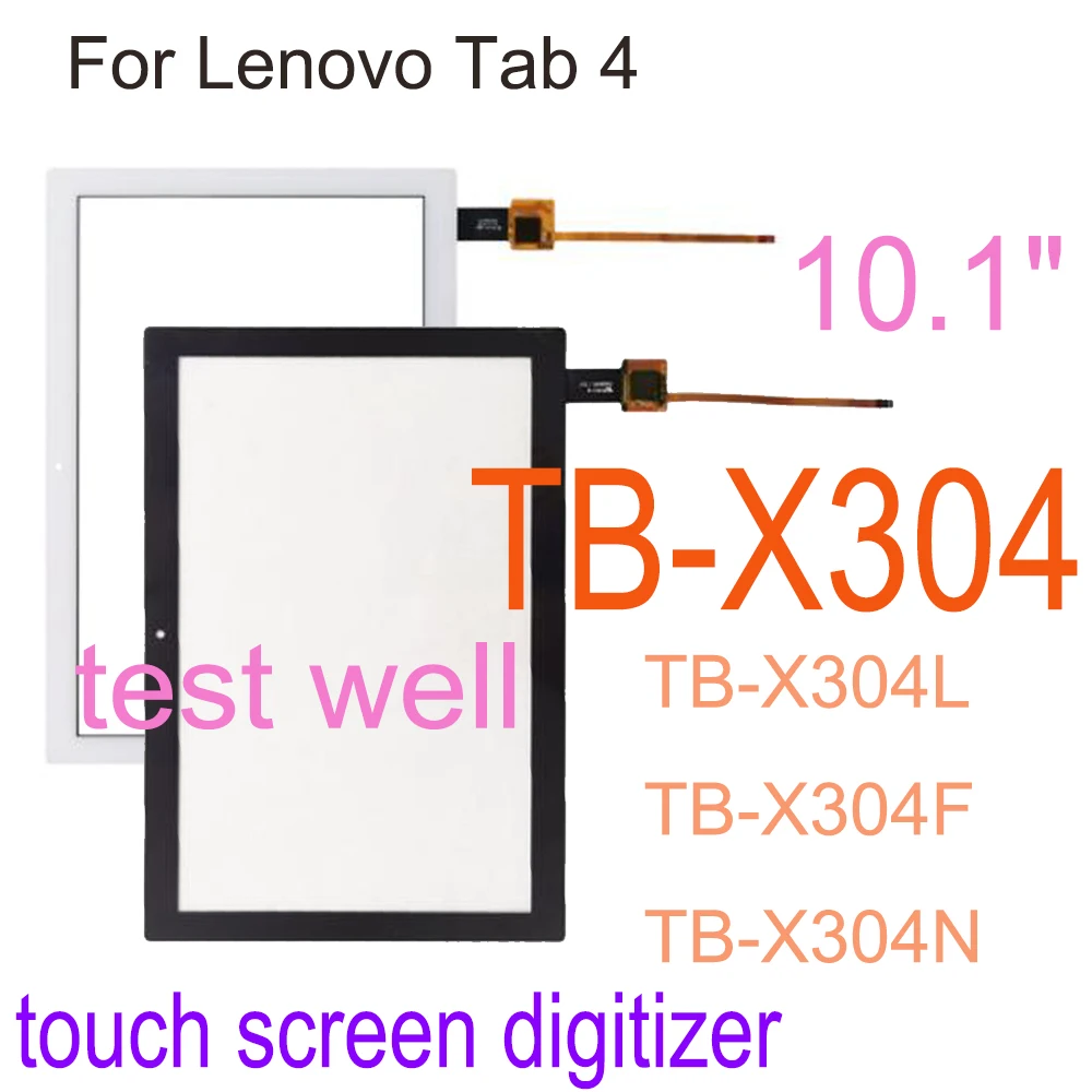 

10.1" For Lenovo Tab 4 TB-X304L TB-X304F TB-X304N TB-X304 Touch Screen Digitizer Front Glass Panel Replacement Not LCD