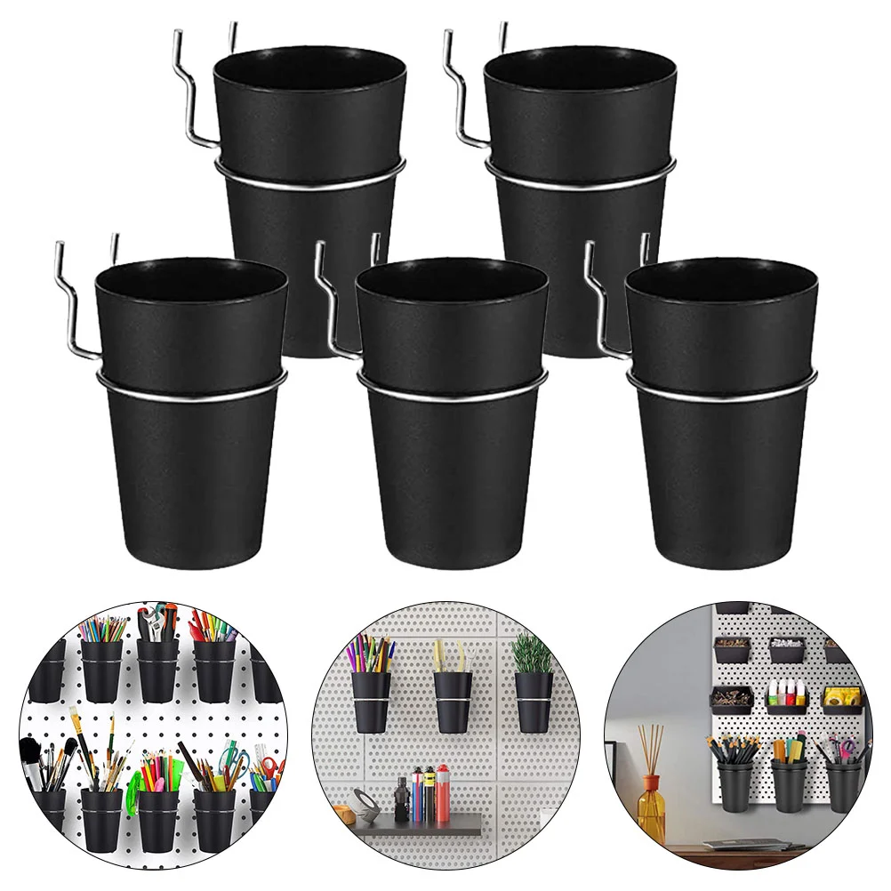 

Pegboard Cup Holder Screw Organizers and Storage Cups Iron Accessories for Craft Room