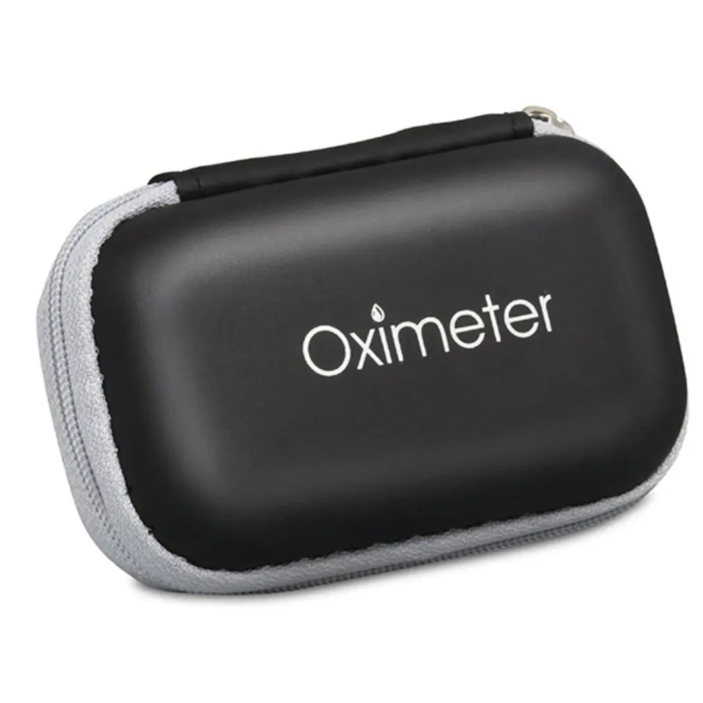 Finger Pulse Oximeter Protective Case Portable Oximeter Storage Bag Overall Style Simple Generous Health Tools