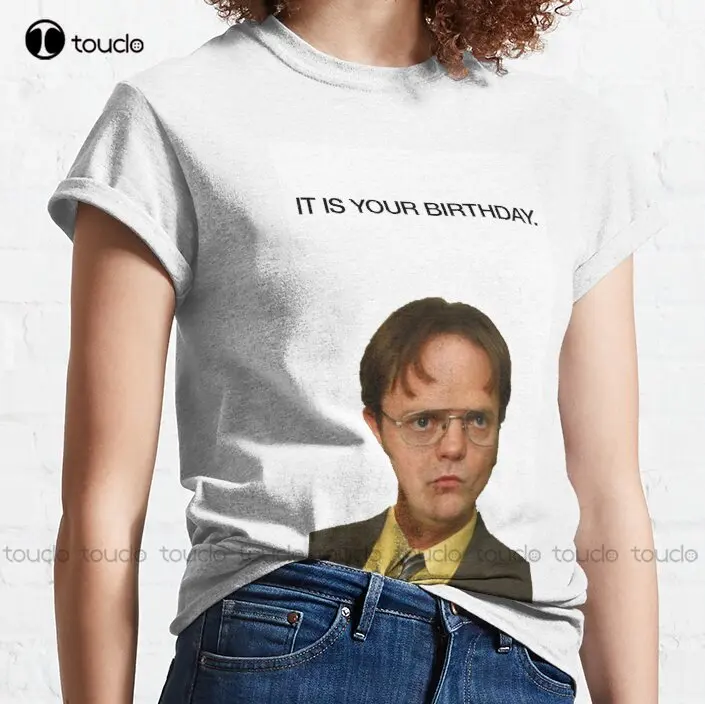 It Is Your Birthday. Dwight Schrute The Office Classic T-Shirt Mens T Shirts Funny Art Streetwear Cartoon Tee Xs-5Xl Unisex New