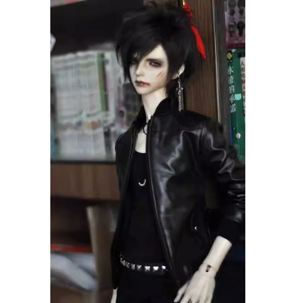 [wamami] 770# Synthetic Leather Jacket/Coat/Suit For MSD 1/4 1/3 SD DZ AOD BJD Doll