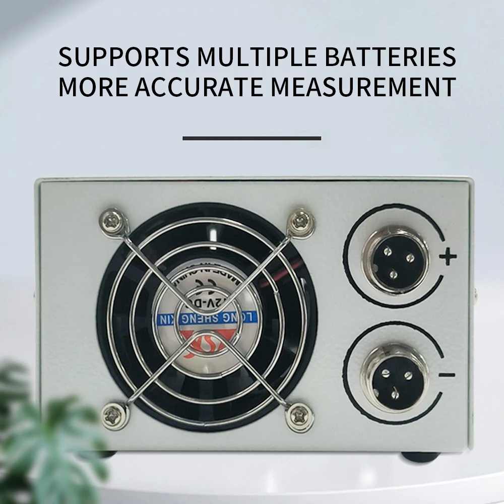 Tester elettronico di capacità della batteria Display LCD digitale misuratore di prova di resistenza interna ad alta potenza misurazioni Multiple