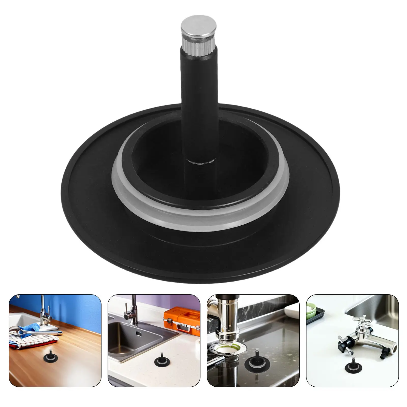 

2Pcs Shower Tub Drain Cover Round Bathtub Stopper Seal Leakproof Hair Catcher Shower Drain Replacement Bathtub Stopper Narrow