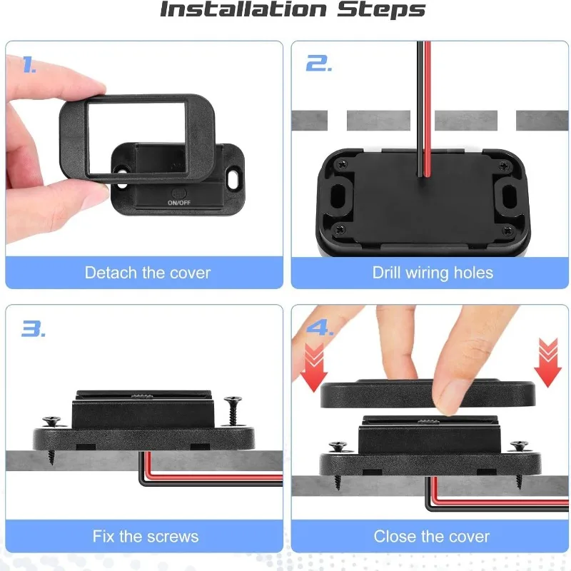 شاحن حافلة USB مزدوج، شاحن سريع شديد التحمل للمدرب والمركبات الترفيهية #4