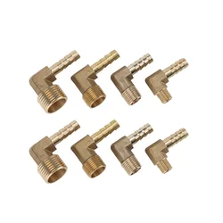 Brass Hose Barb Fitting Elbow 6mm 8mm 10mm 12mm 16mm To 1/4 1/8 1/2 3/8