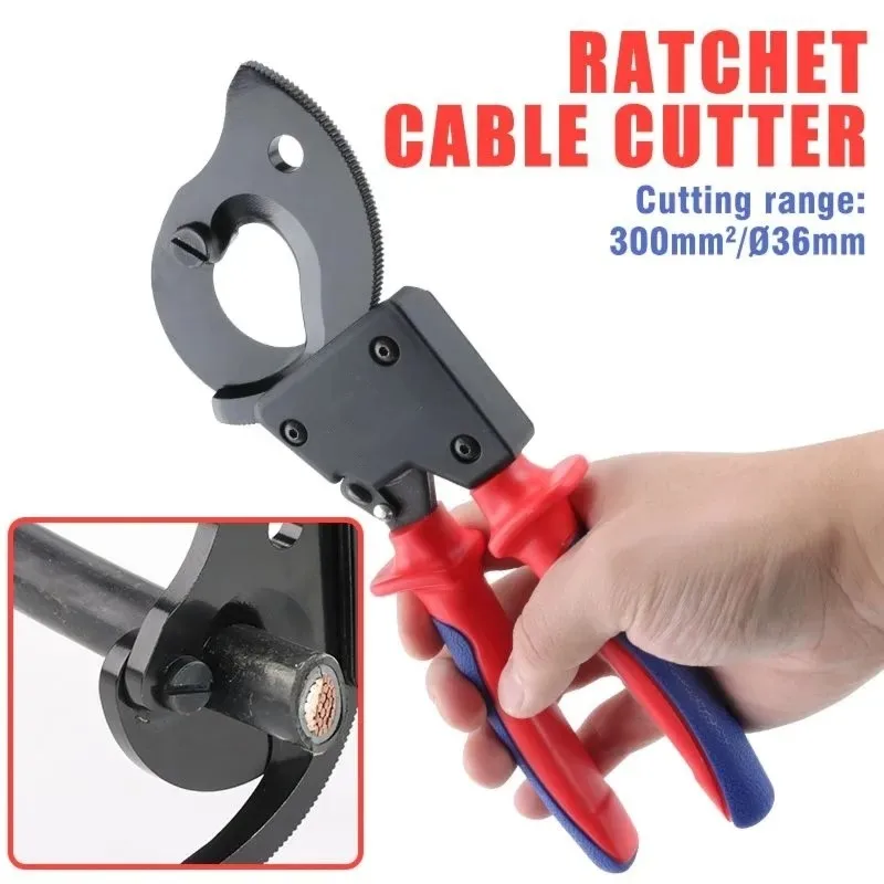 A98E-Ergonomic Design Cable Cutting Tool-Durable Copper And Aluminum Wire Cutter, 300Mm2 Cutting Range Capacity, Ideal For Elect