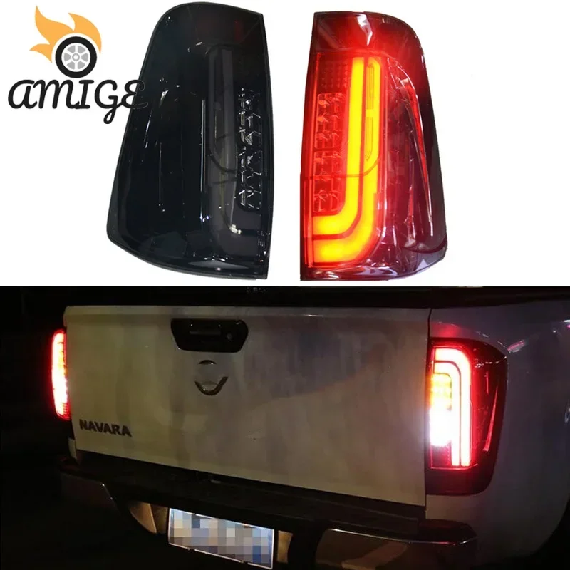 

Автомобильный аксессуар, светодиодные задние фонари для Nissan NP300 Navara 2015 2016 2017 2018, задние противотуманные фары, стоп-сигнал, динамический указатель поворота