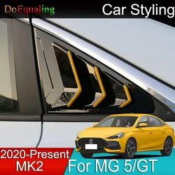 For MG 5 MG5 MGGT GT 2nd 2023 2022 2021 2020 Rear Triangular Blinds Modified Window Air Outlet Body Exterior Interior Accesorios