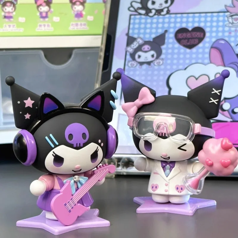 

New Genuine Kuromi Campus Diary Series Cute Figure Blind Box Toy Desktop Decoration Birthday Gift