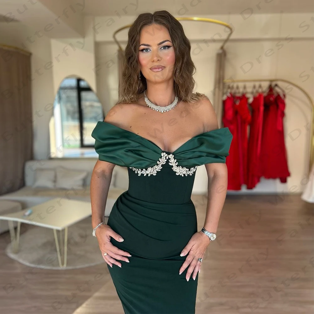 2024 Gorgeous Women\'s Evening Dresses Mermaid Sexy One Shoulder Princess Prom Gowns Formal Fashion Celebrity Party Vestidos De