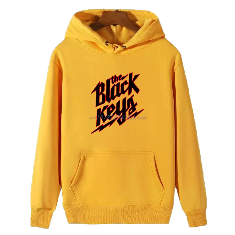 أزياء الشتاء أساسيات هوديي المفاتيح السوداء أزياء مقنعين البلوز البلوزات الجديدة بلوزات سميكة سترة رجل هوديي #6