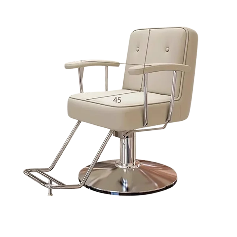 

Italian Style Barber Chairs Exquisite Luxury Premium Creative Salon Chairs European Trendy Silla Para Lashista Salon Furniture