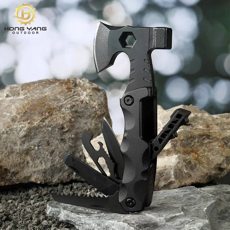 Outdoor Multipurpose Axe Camp Hammer Fire Rescue Axe Camping Tactical Camping Axe Home Combination Tool