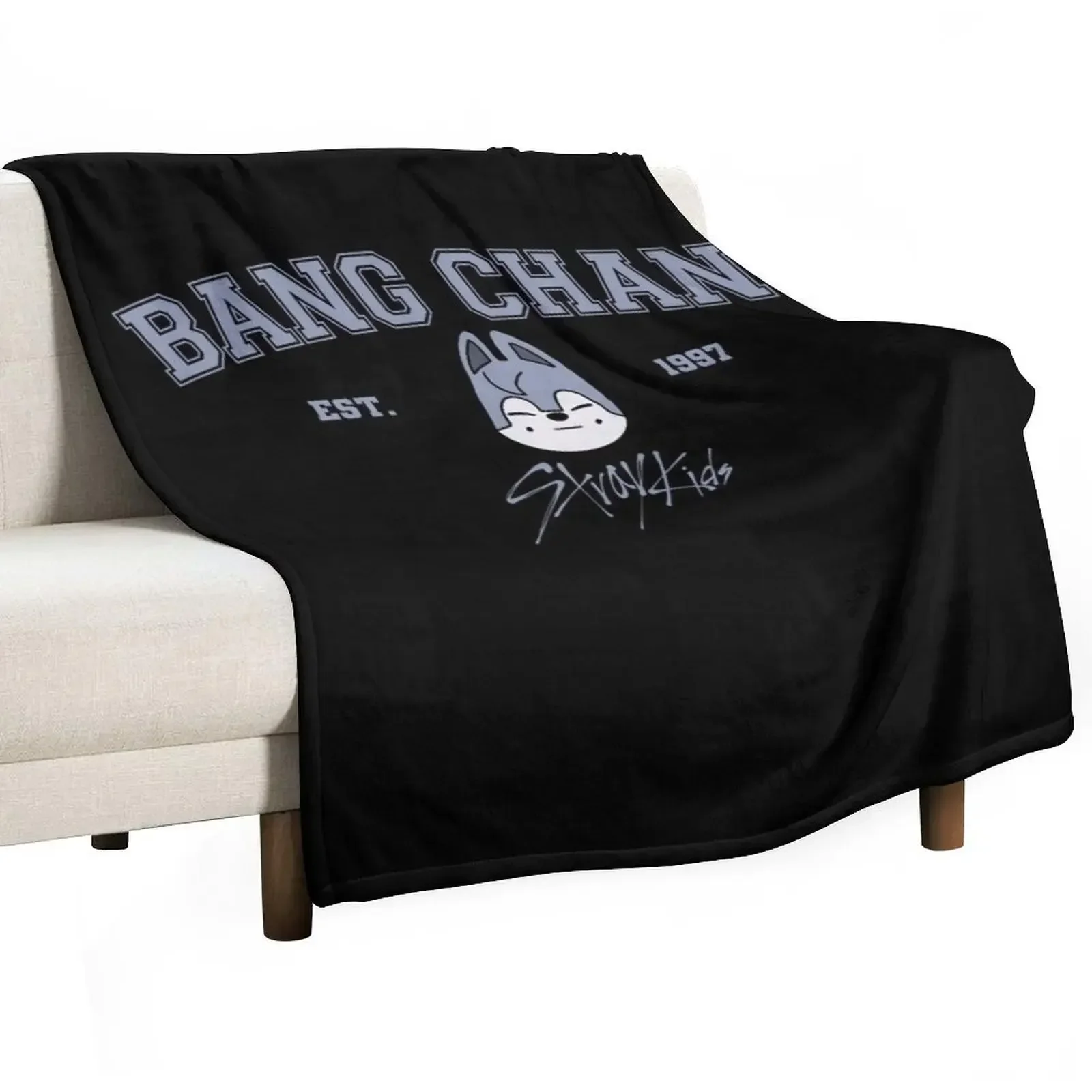 Bang Chan Throw Blanket Bed Fashionable Thermal halloween Blankets