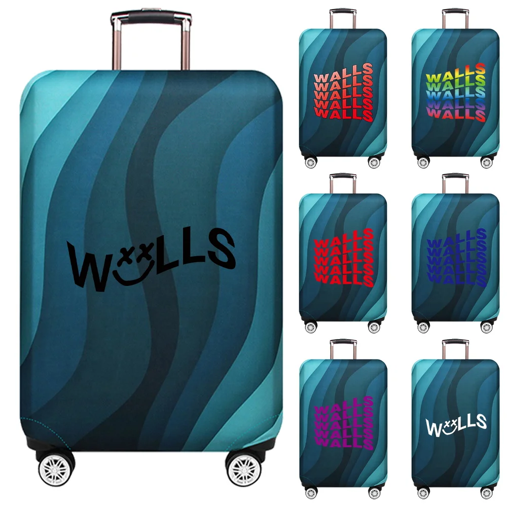 

Luggage Protective Cover Dust Cover Anti-Scratch Portable Suitcase Trunk Holders Case Travel Accessories Walls Pattern Printing