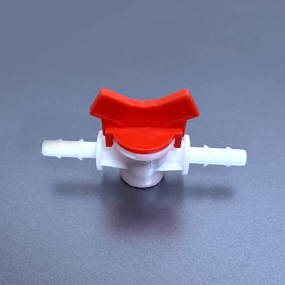 

2PCS Plastic Barbed Ball Valve Straight Through Shut-Off Switch Hose Connector For Irrigation Aquarium Garden
