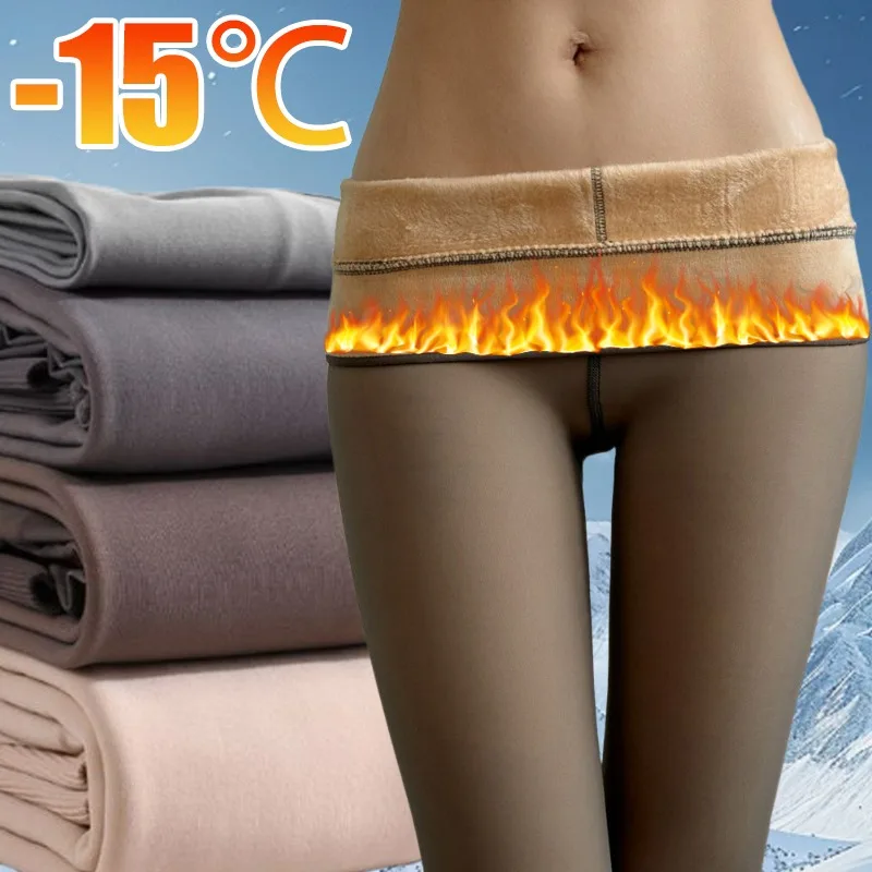 

Женские термочулки, сексуальные флисовые колготки, теплые зимние полупрозрачные колготки с высокой талией, толстые эластичные леггинсы с эффектом кожи