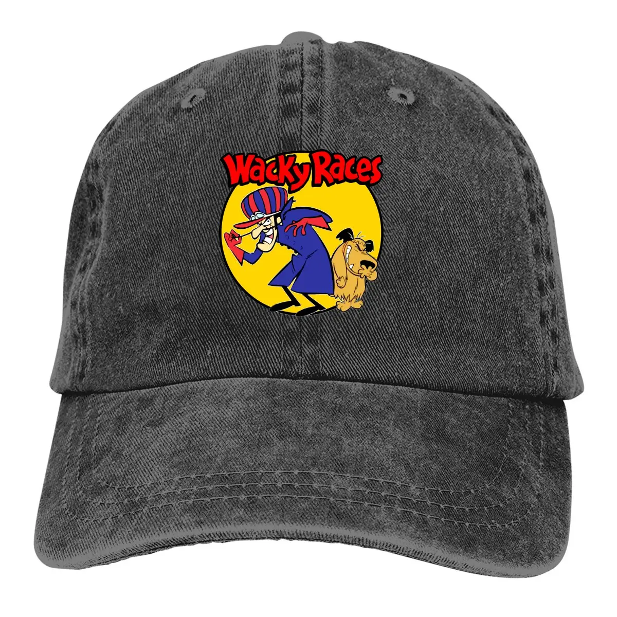 

Cartoon Baseball Caps Peaked Cap Wacky Races Sun Shade Cowboy Hats for Men Trucker Dad Hat