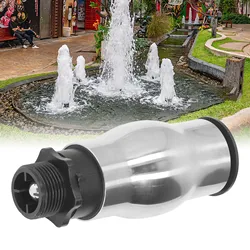 Fountain Sprinkler G1 Male Thread Frothy Foam  Fountain Nozzle 304 Stainless Steel Water Spray  for Garden Pond Lake