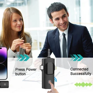 Wireless Revers -Mikrofon, intelligentes iPhone -Mikrofon, Android -SLR -Kamera, Lautsprecher, Sprechen Radio, 3,5 mm, 4 in 1 8 Hauptverkäufe SMS -Jagdkammer - №3