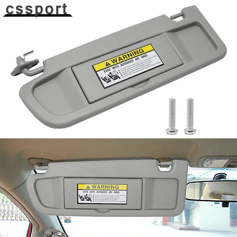 Left Driver Side Sun Visor for Honda Civic 2006-2011 Light Gray 83280-SNA-A01ZC