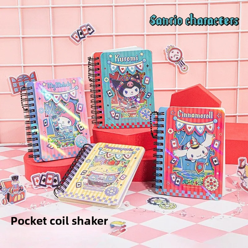 Sanrio Pocket Spiral Notebook Cute Cartoon Design Memo Notepad for Journaling Note Taking Creative Planning and Daily Use