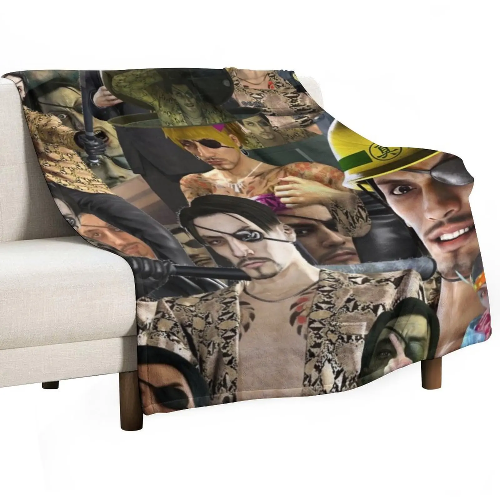 Majima Everywhere Throw Blanket Blankets For Sofas Quilt Soft Plaid Soft Plush Plaid Blankets