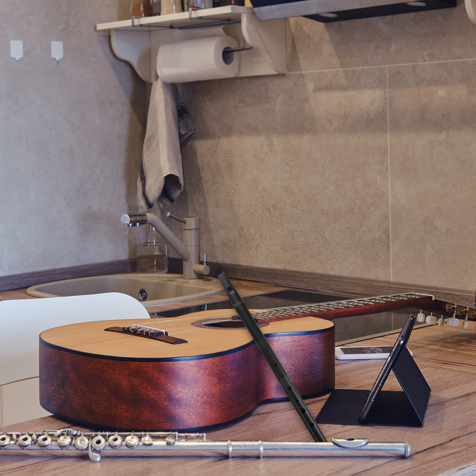 Silbato irlandés flauta infantil instrumentos populares diversión niños practican metal plástico principiante