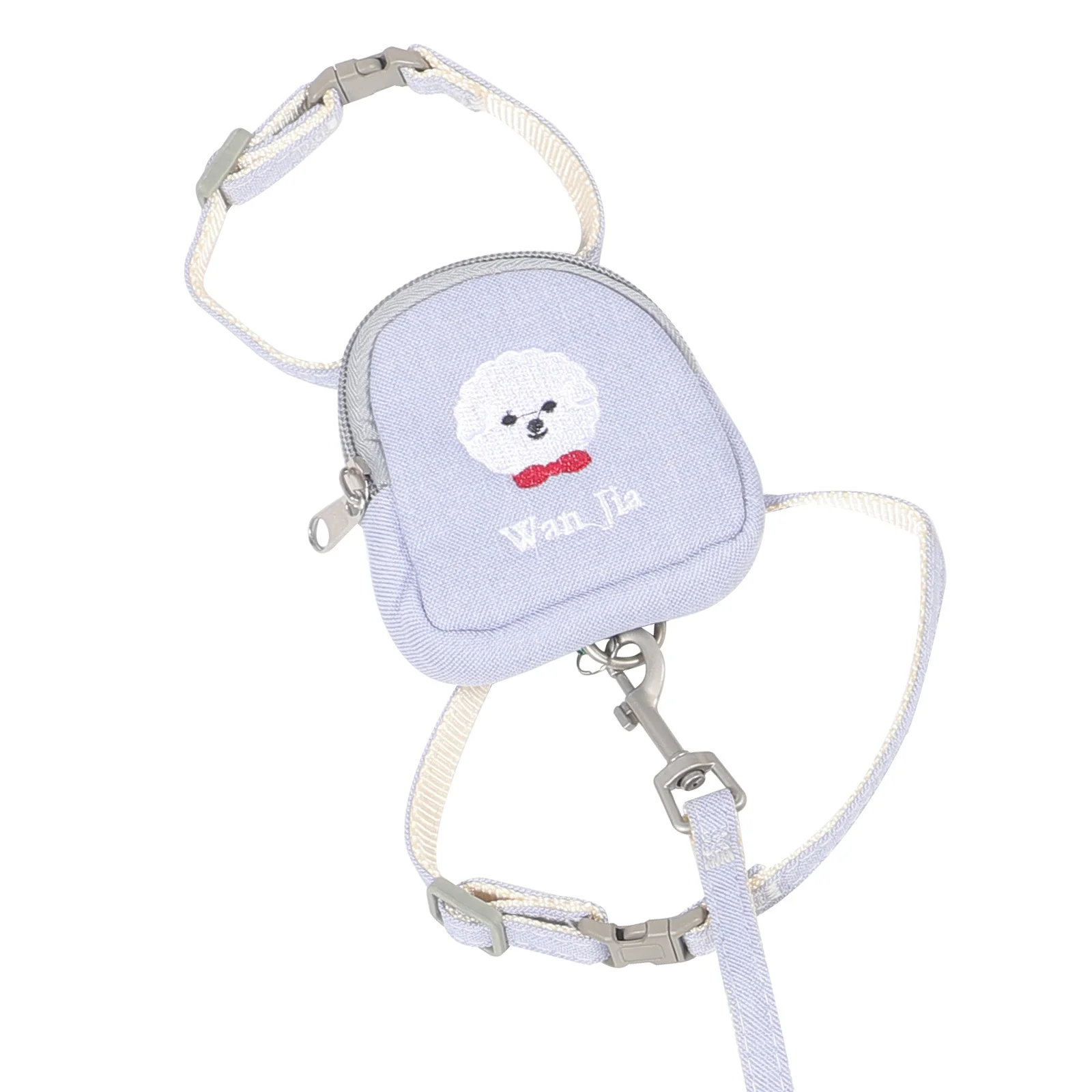 

1Set Cat Harness and Leash Adjustable Small Pet Harness Kit for Walking Outdoor Use Lightweight Breathable Pet Traction Rope