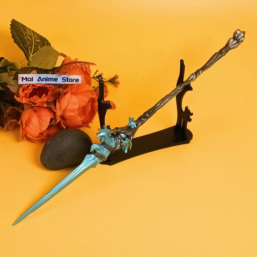 11in Anime Elden Spear Katana Greatsword Ninja Mes Originele Samurai Sabel Metalen Zwaard Real Size Japanse Katana Speer Speelgoed Gift