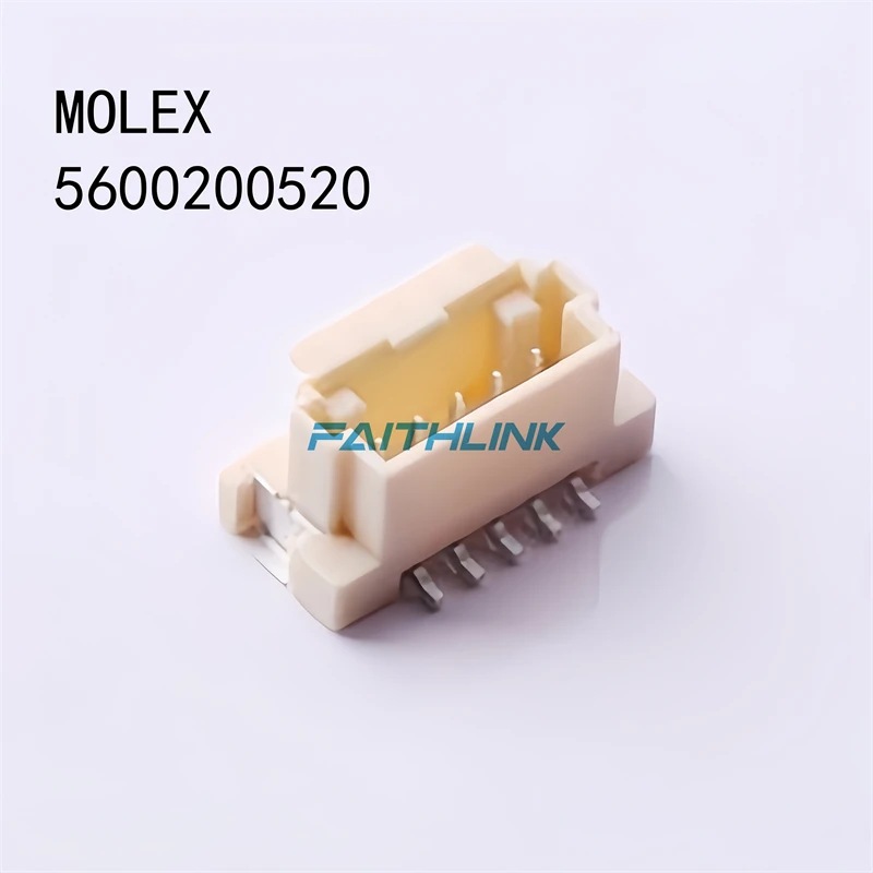 

10PCS 5600200520 560020-0520 MOLEX connector 1x5P spacing: 2mm vertical sticker 100% New original