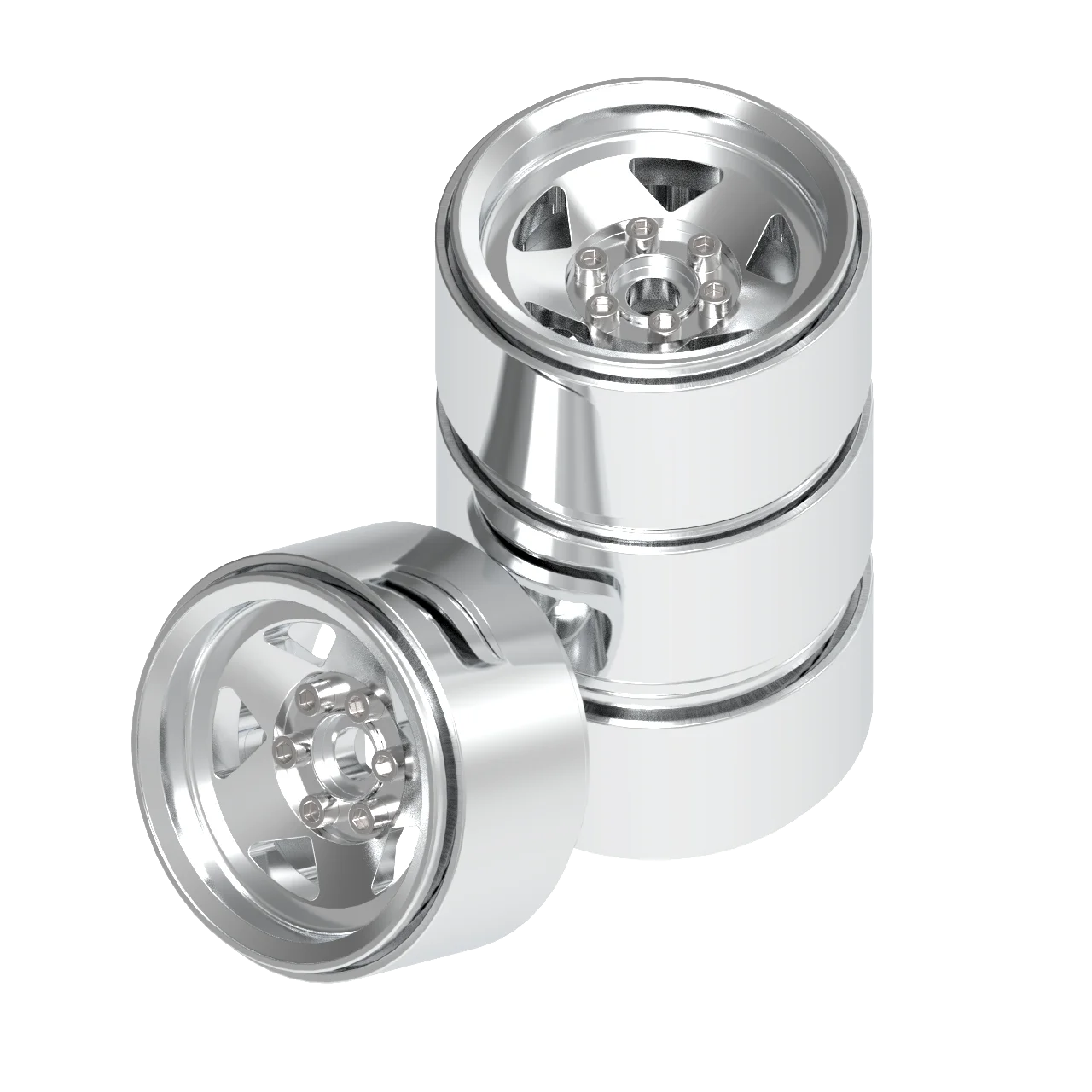 4ชิ้น1.9นิ้วจำลองดุมล้อรถปีนเขา