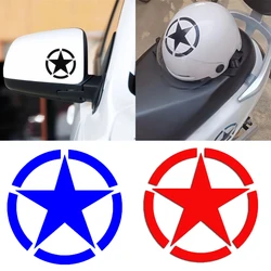 1pc Army Five-pointed Star Refit Stickers Motorcycle Stickers for Fuel Tank Fender Waterproof Racing Helmet Creative Car Decals
