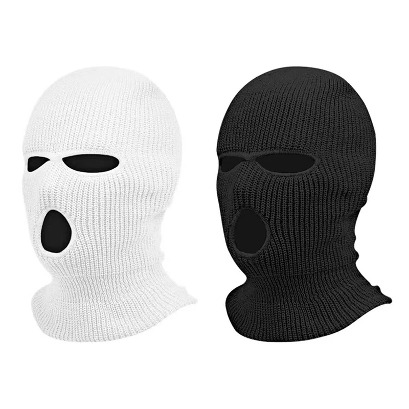 Universal Car Seat Headrest Cover Balaclava 3Hole Full Cover Halloween Christmas Funny Car Decoration