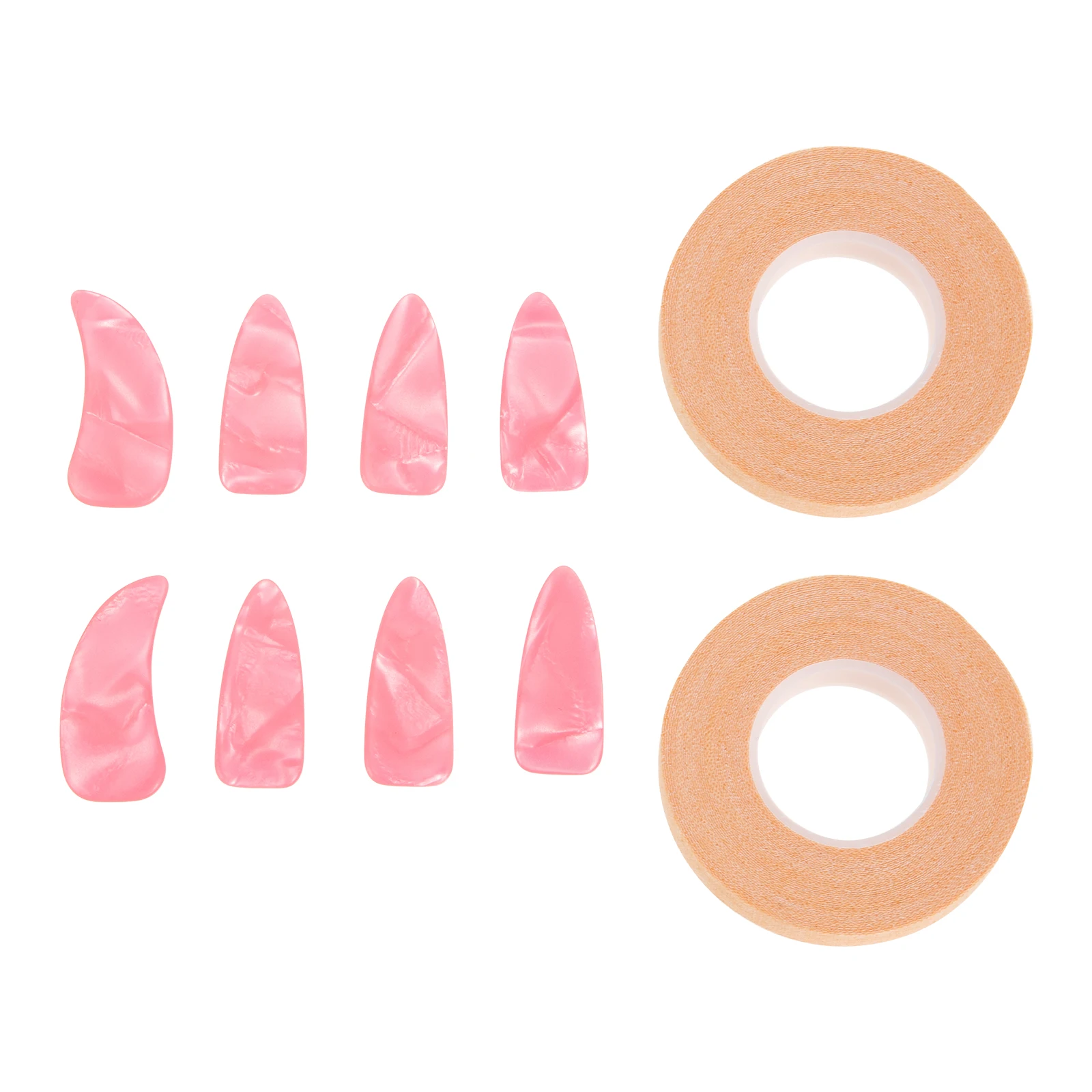 

1 set 1 Set Breathable Reusable Covers Practice Nail Tapes Adjustable Finger Protection Covers Easy To Clean Long Time Use Good